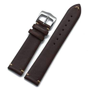 Genuine Leather Watch Strap Premium Brown Leather